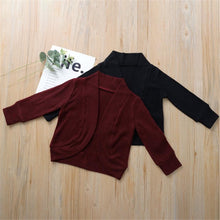 Load image into Gallery viewer, Maroon Long Sleeve Sweater Cardigan
