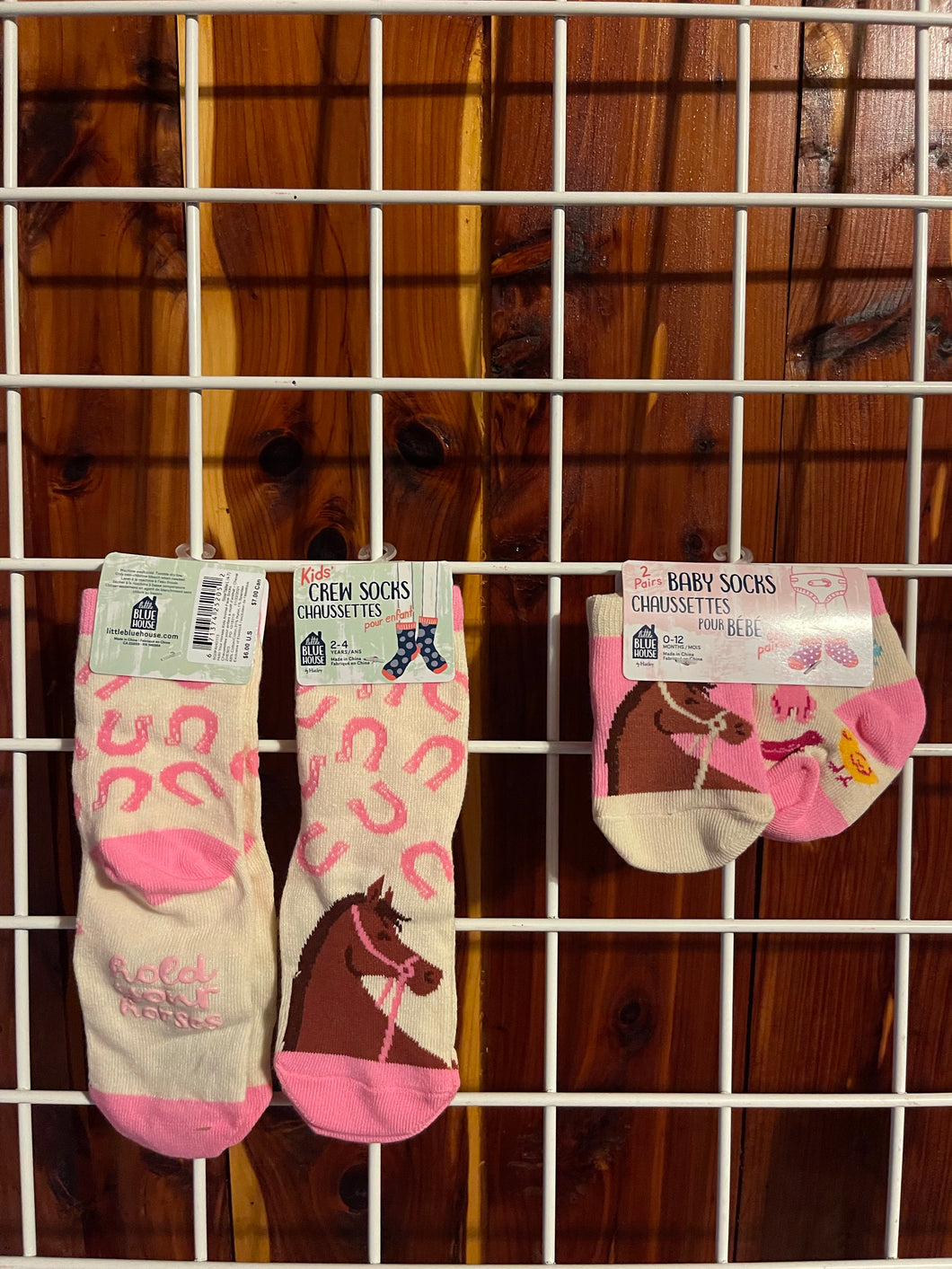 Hold your Horses Baby Socks