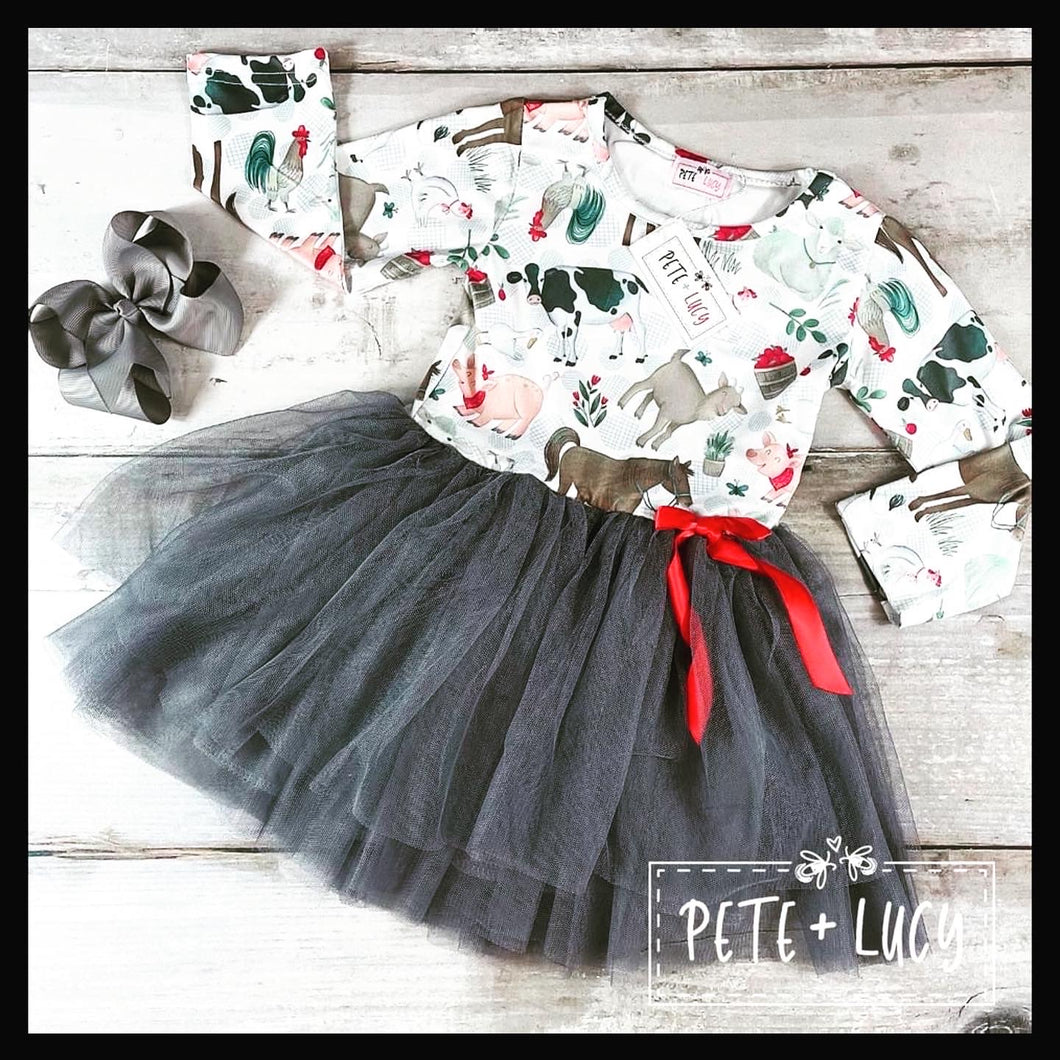 Farm Friends Tulle Dress