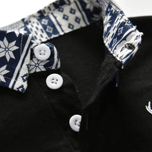 Load image into Gallery viewer, Fawn Pattern Lapel Polo Shirt

