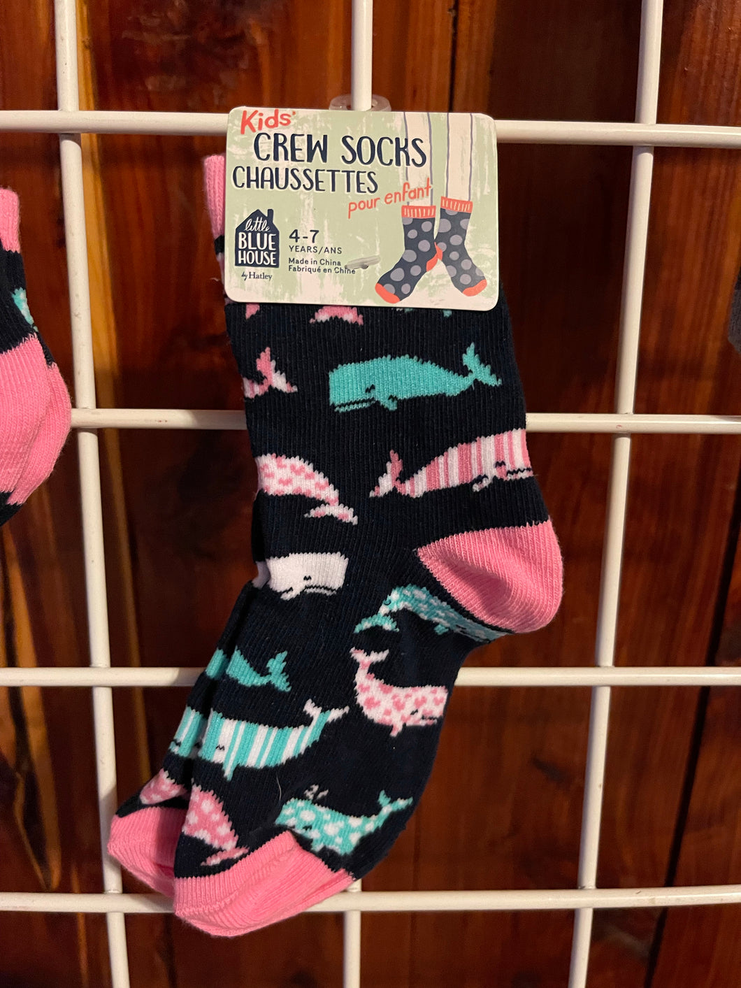 Kids Whale of a Time Crew Sock